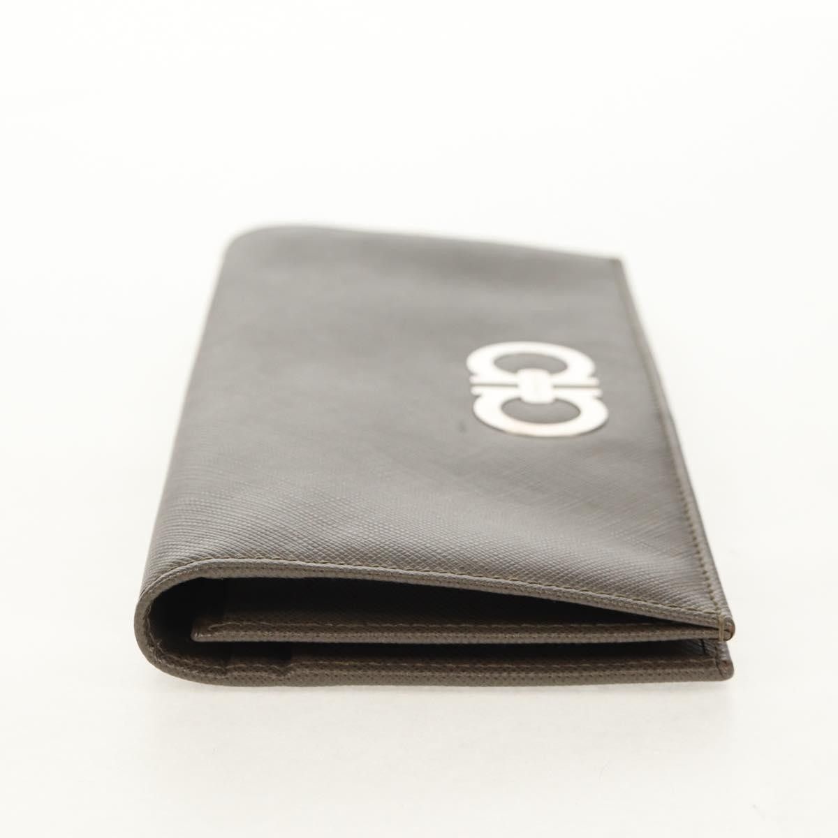 Salvatore Ferragamo Salvatore Ferragamo Gancini Bifold Wallet Leather Size ONE SIZE - 4 Thumbnail