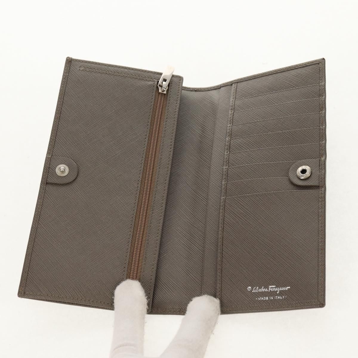 Salvatore Ferragamo Salvatore Ferragamo Gancini Bifold Wallet Leather Size ONE SIZE - 5 Thumbnail