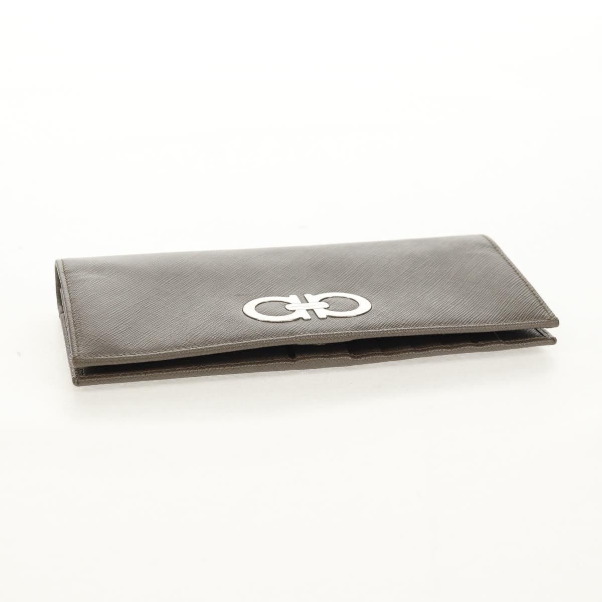 Salvatore Ferragamo Salvatore Ferragamo Gancini Bifold Wallet Leather Size ONE SIZE - 13 Thumbnail