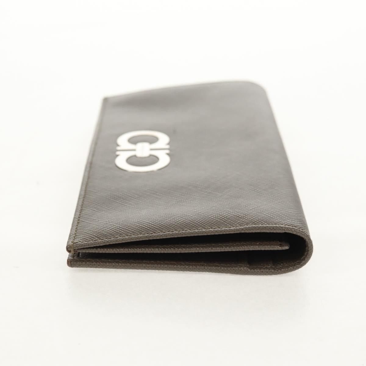 Salvatore Ferragamo Salvatore Ferragamo Gancini Bifold Wallet Leather Size ONE SIZE - 3 Thumbnail