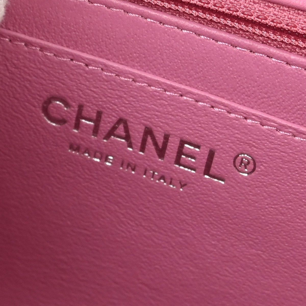 Chanel Chanel Square Classic Single Flap Bag Chevron Lambskin Size ONE SIZE - 4 Thumbnail
