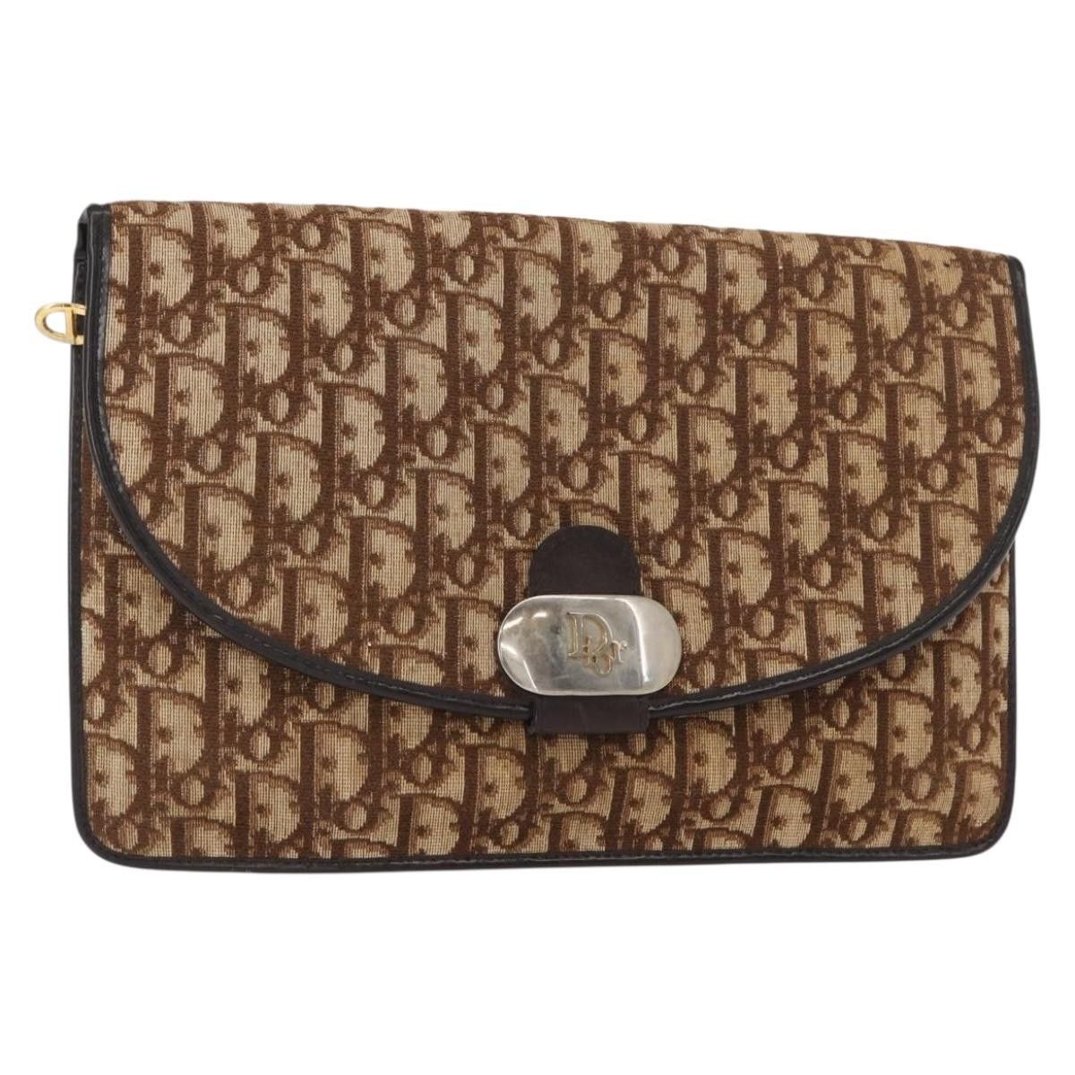 Dior Christian Dior Vintage Trotter Shoulder Bag Canvas Size ONE SIZE - 16 Thumbnail