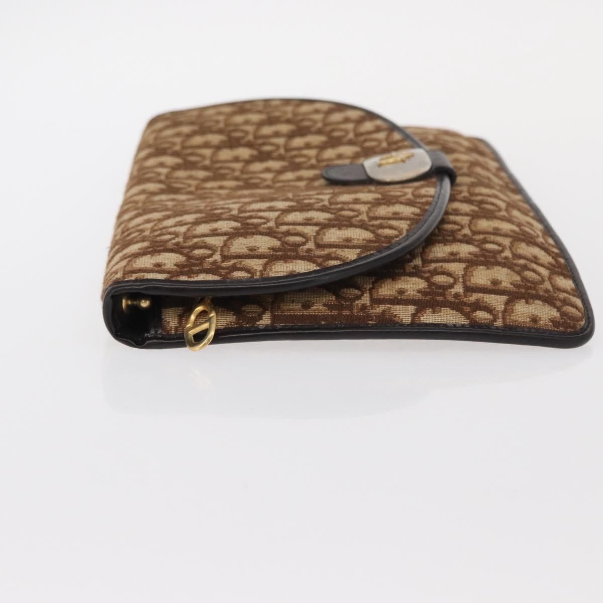 Dior Christian Dior Vintage Trotter Shoulder Bag Canvas Size ONE SIZE - 4 Thumbnail