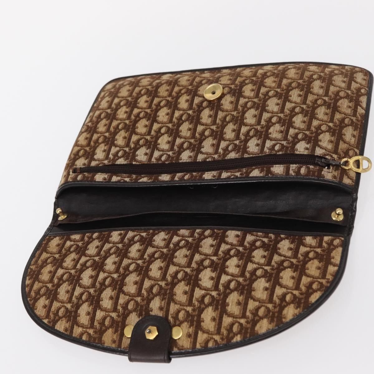 Dior Christian Dior Vintage Trotter Shoulder Bag Canvas Size ONE SIZE - 14 Thumbnail