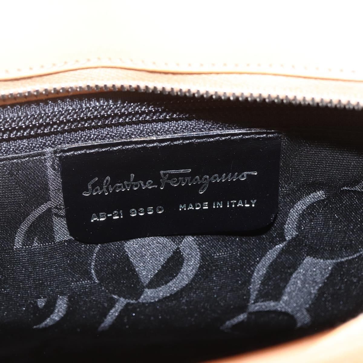 Salvatore Ferragamo Salvatore Ferragamo Double Gancini Side Buckle Tote Leather Size ONE SIZE - 6 Thumbnail