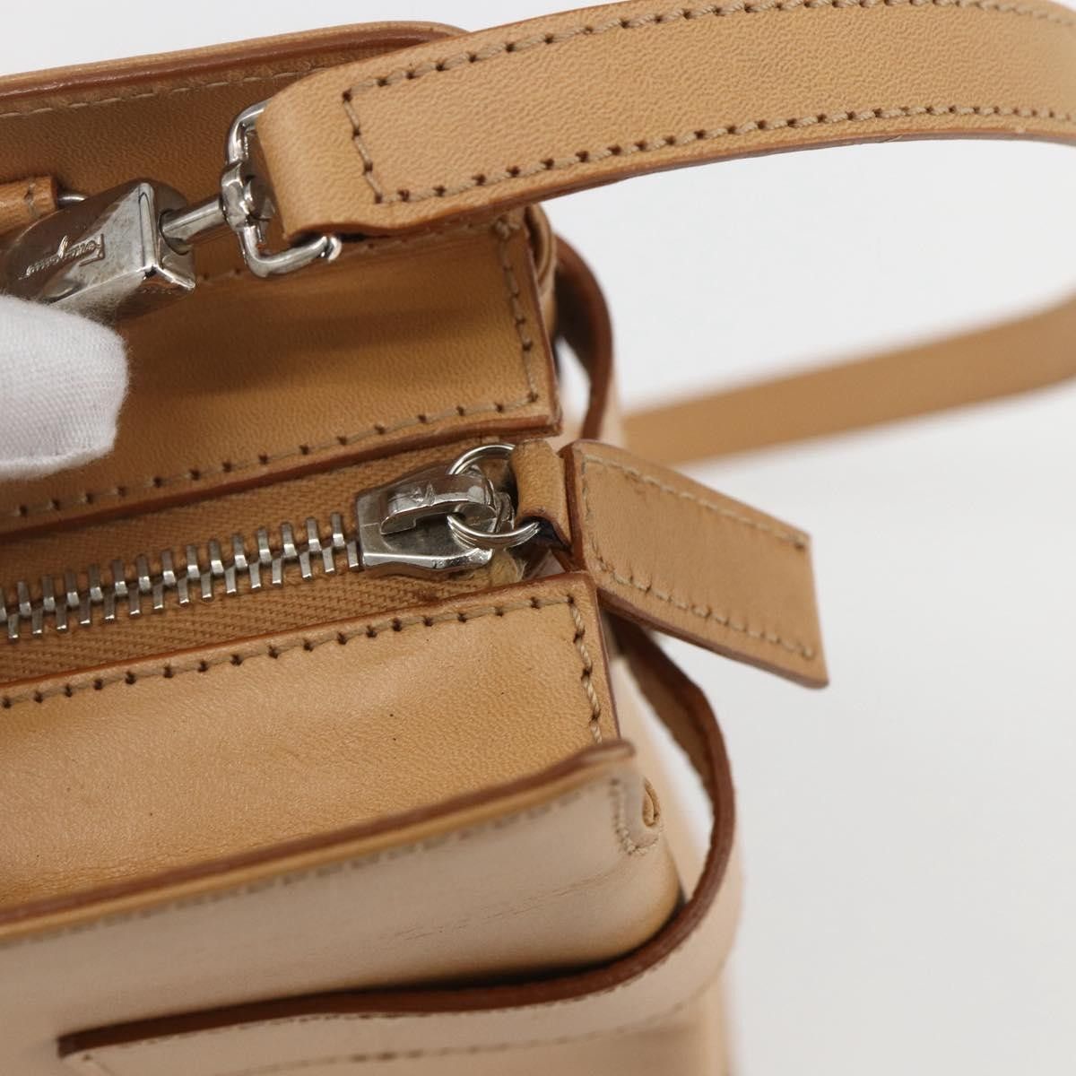Salvatore Ferragamo Salvatore Ferragamo Double Gancini Side Buckle Tote Leather Size ONE SIZE - 12 Thumbnail