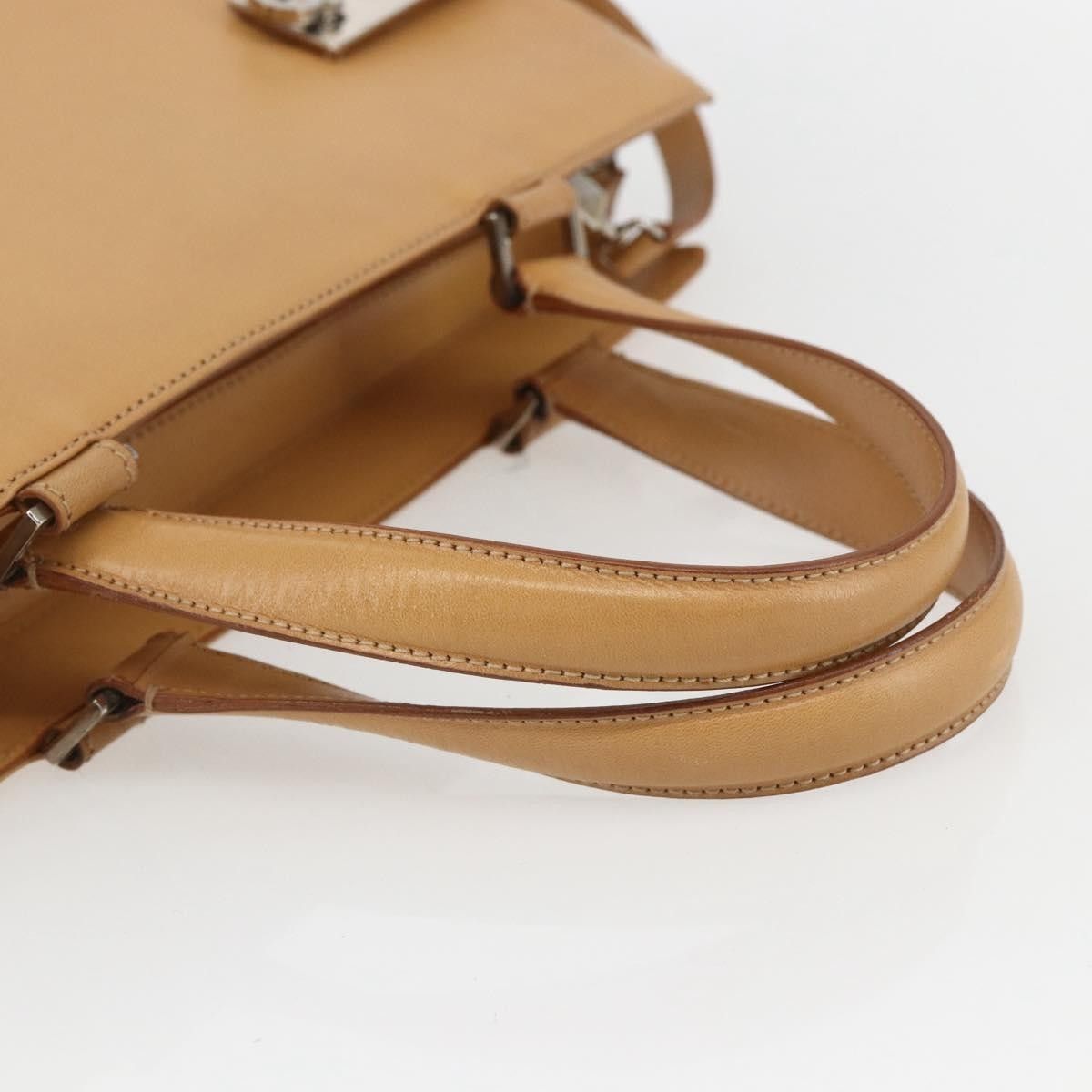 Salvatore Ferragamo Salvatore Ferragamo Double Gancini Side Buckle Tote Leather Size ONE SIZE - 7 Thumbnail