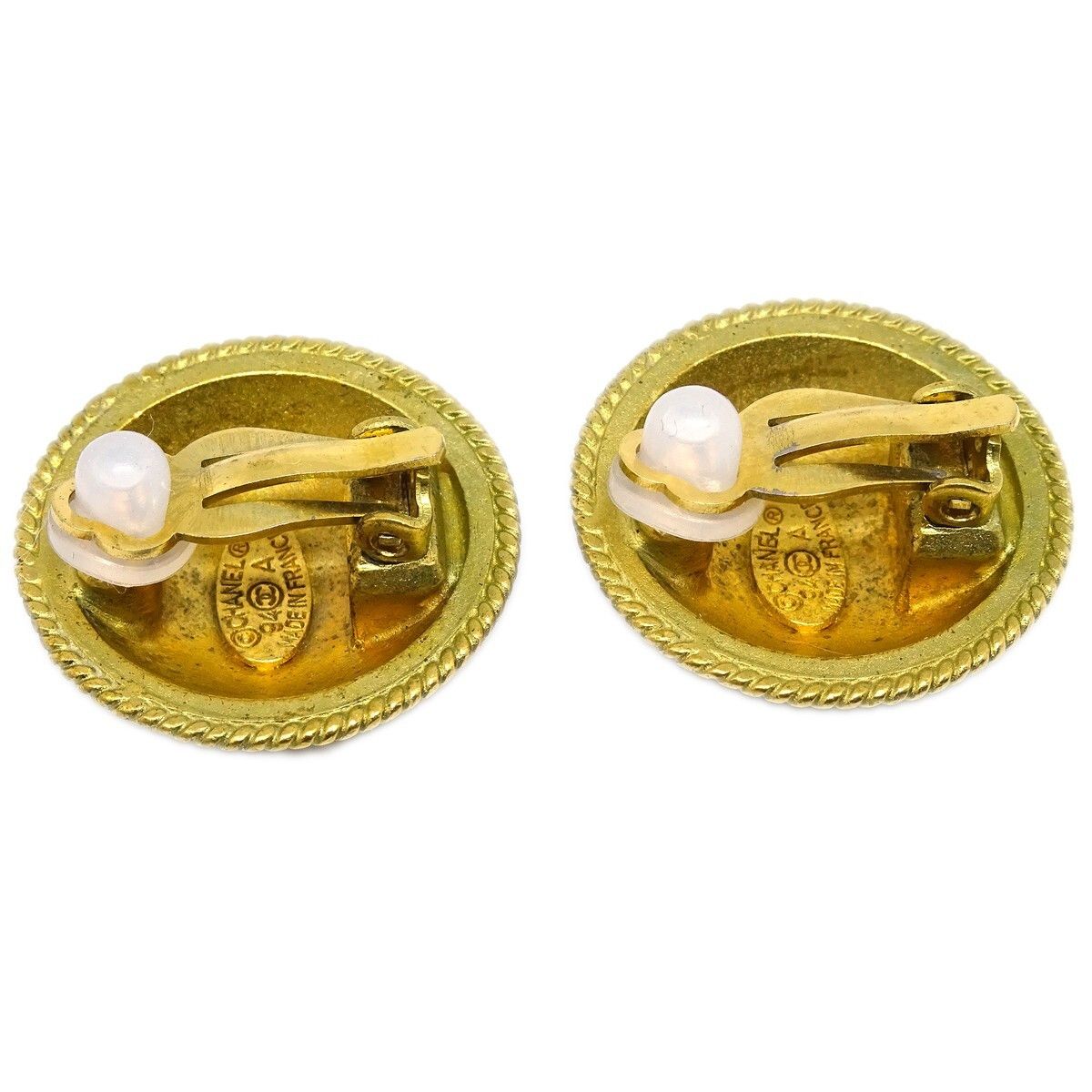 Chanel Chanel CC Round Earrings Metal Size ONE SIZE - 3 Thumbnail