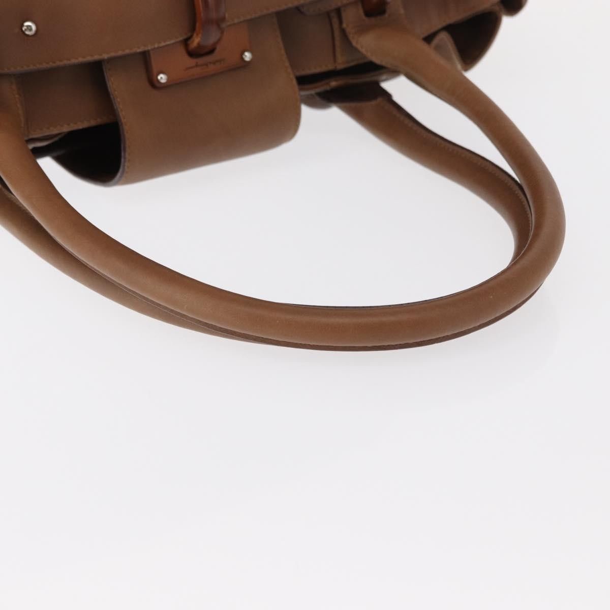 Salvatore Ferragamo Salvatore Ferragamo Vintage Handbag Leather Size ONE SIZE - 8 Thumbnail