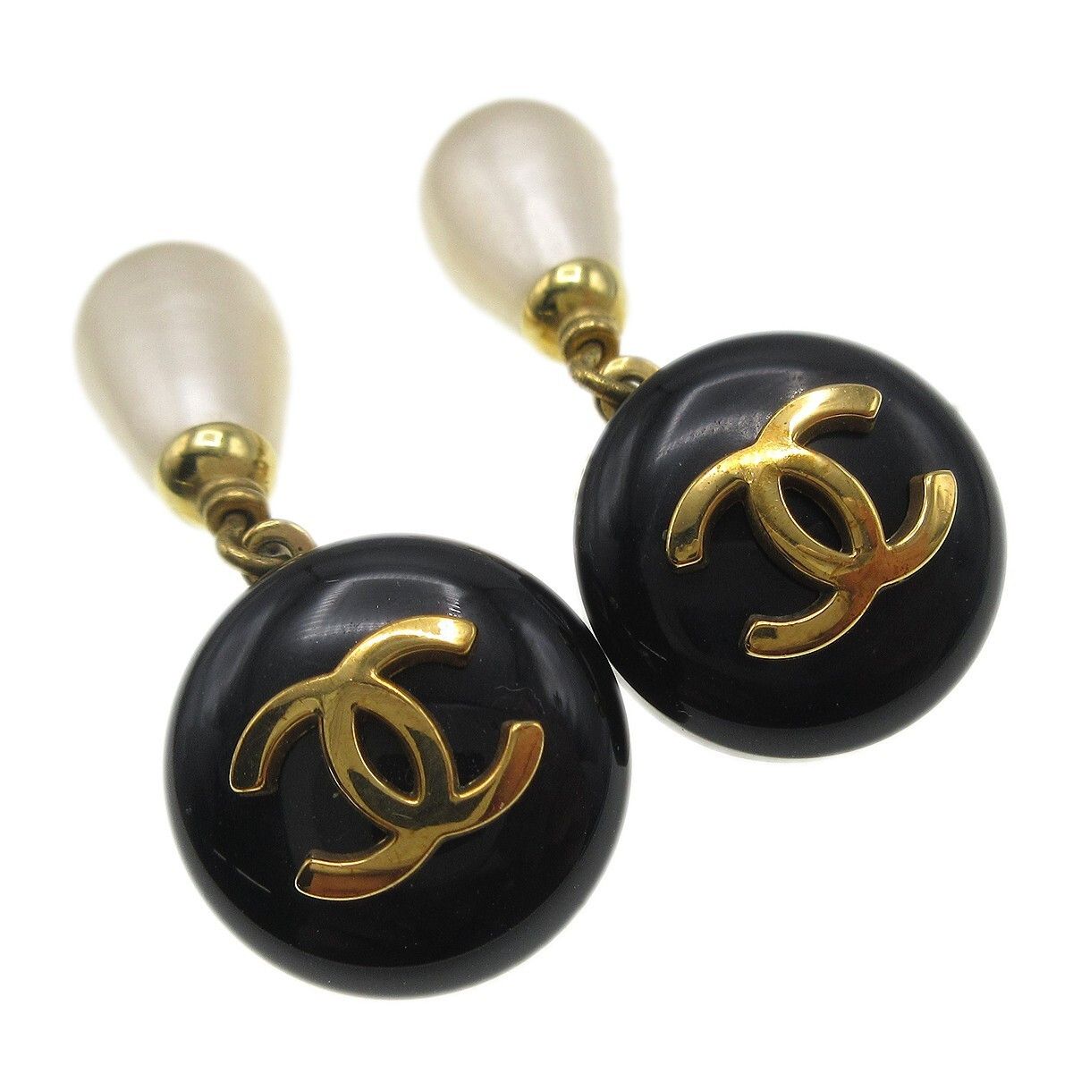 Chanel Chanel CC Dangle Metal with Faux Pearl Size ONE SIZE - 4 Thumbnail