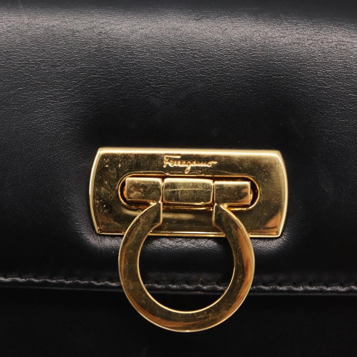 Salvatore Ferragamo Salvatore Ferragamo Gancini Shoulder Bag Leather Size ONE SIZE - 12 Thumbnail