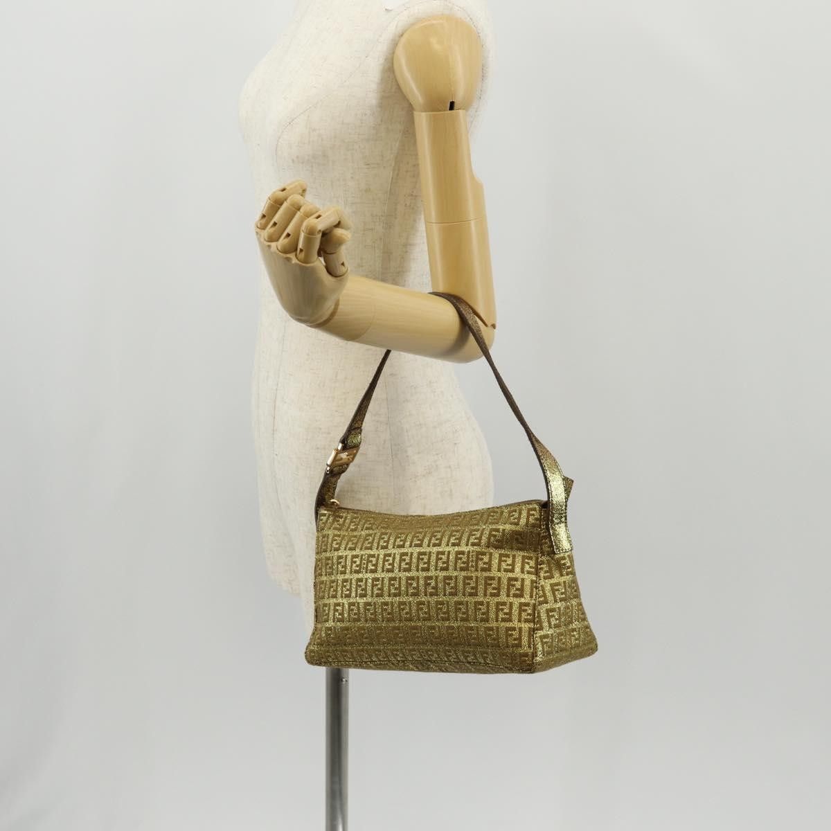 Fendi Fendi Pochette Shoulder Bag Zucchino Canvas Size ONE SIZE - 14 Thumbnail