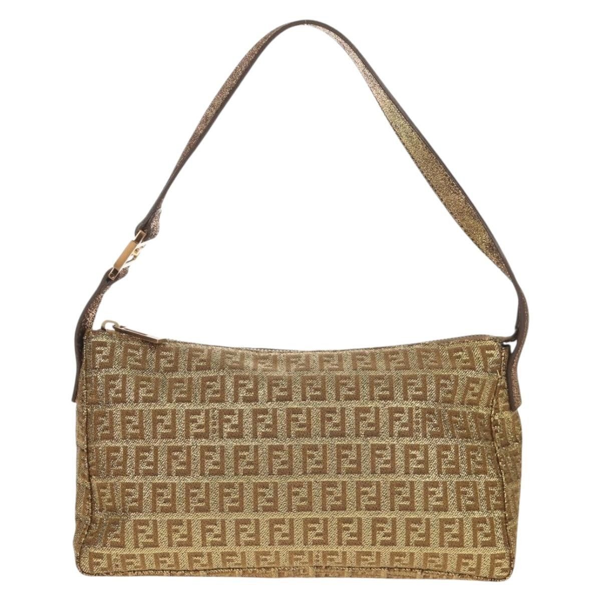 Fendi Fendi Pochette Shoulder Bag Zucchino Canvas Size ONE SIZE - 18 Thumbnail