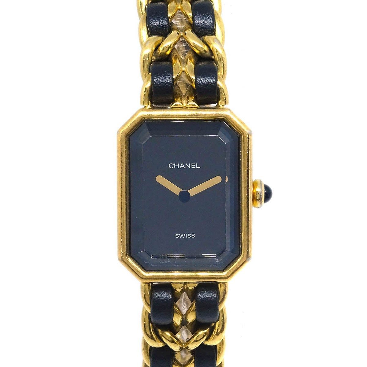Chanel Premiere Rock Quartz Watch Plated Metal and Leather