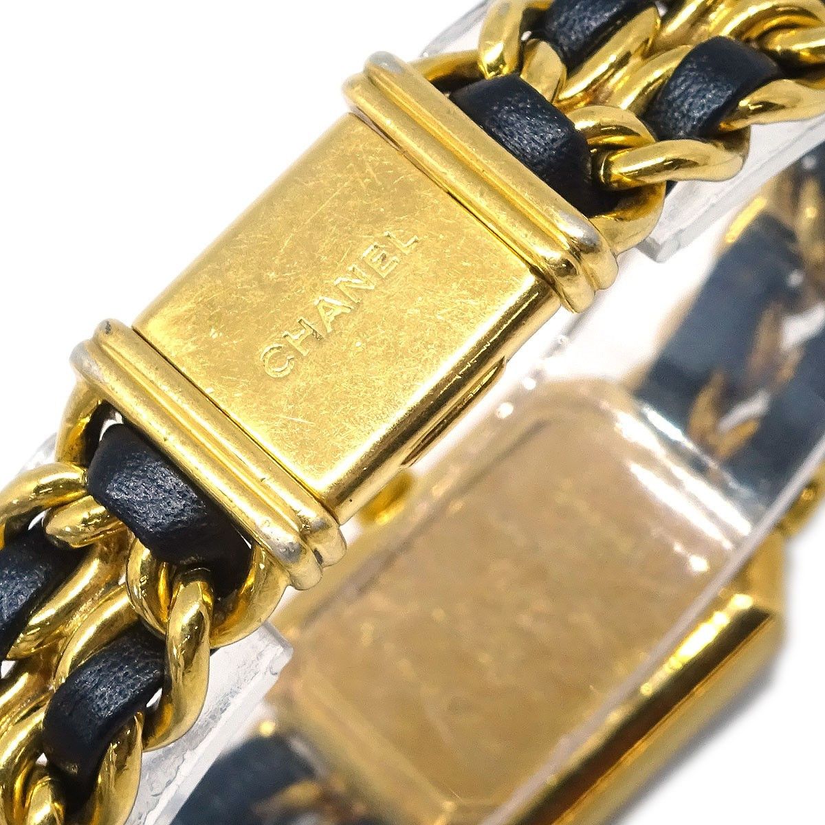 Chanel Premiere Rock Quartz Watch Plated Metal and Leather
