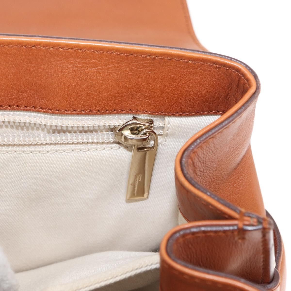 Salvatore Ferragamo Salvatore Ferragamo Virna Satchel Leather Size ONE SIZE - 23 Thumbnail
