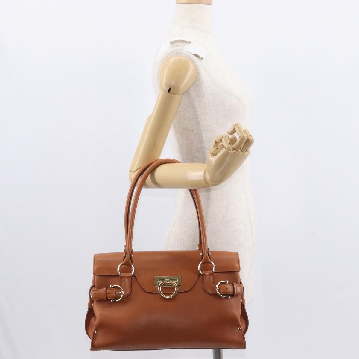 Salvatore Ferragamo Salvatore Ferragamo Virna Satchel Leather Size ONE SIZE - 13 Thumbnail