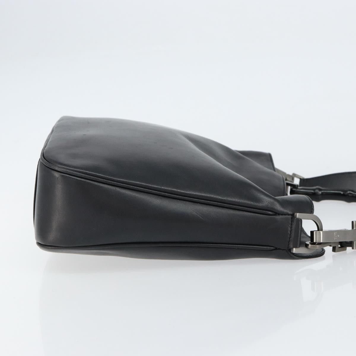 Gucci Gucci Vintage Bamboo Handle Open Hobo Leather Size ONE SIZE - 3 Thumbnail