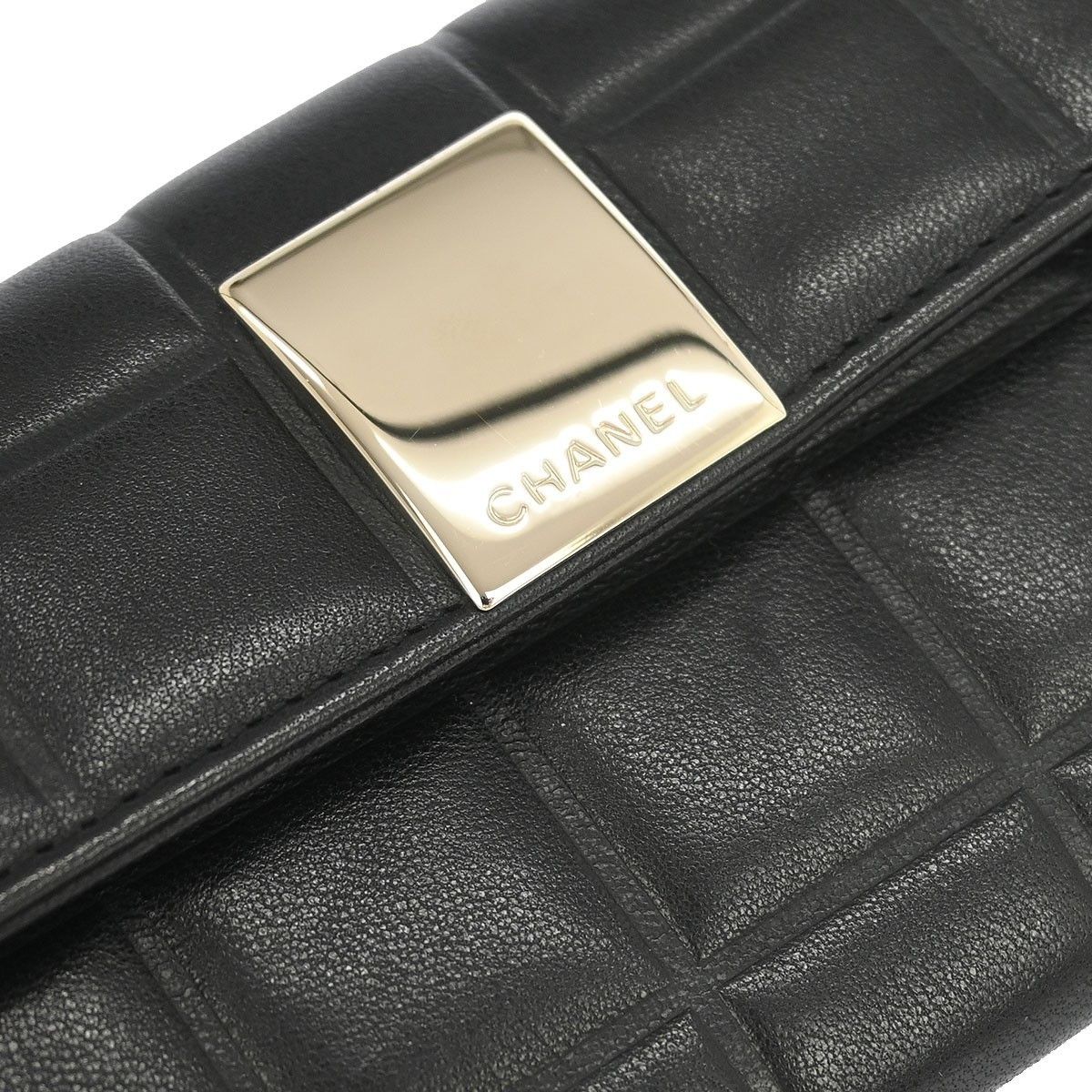 Chanel Chanel Chocolate Bar Wallet Lambskin Size ONE SIZE - 6 Thumbnail