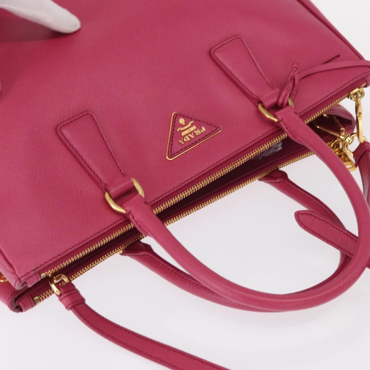 Prada Prada Double Zip Lux Tote Saffiano Leather Size ONE SIZE - 8 Thumbnail