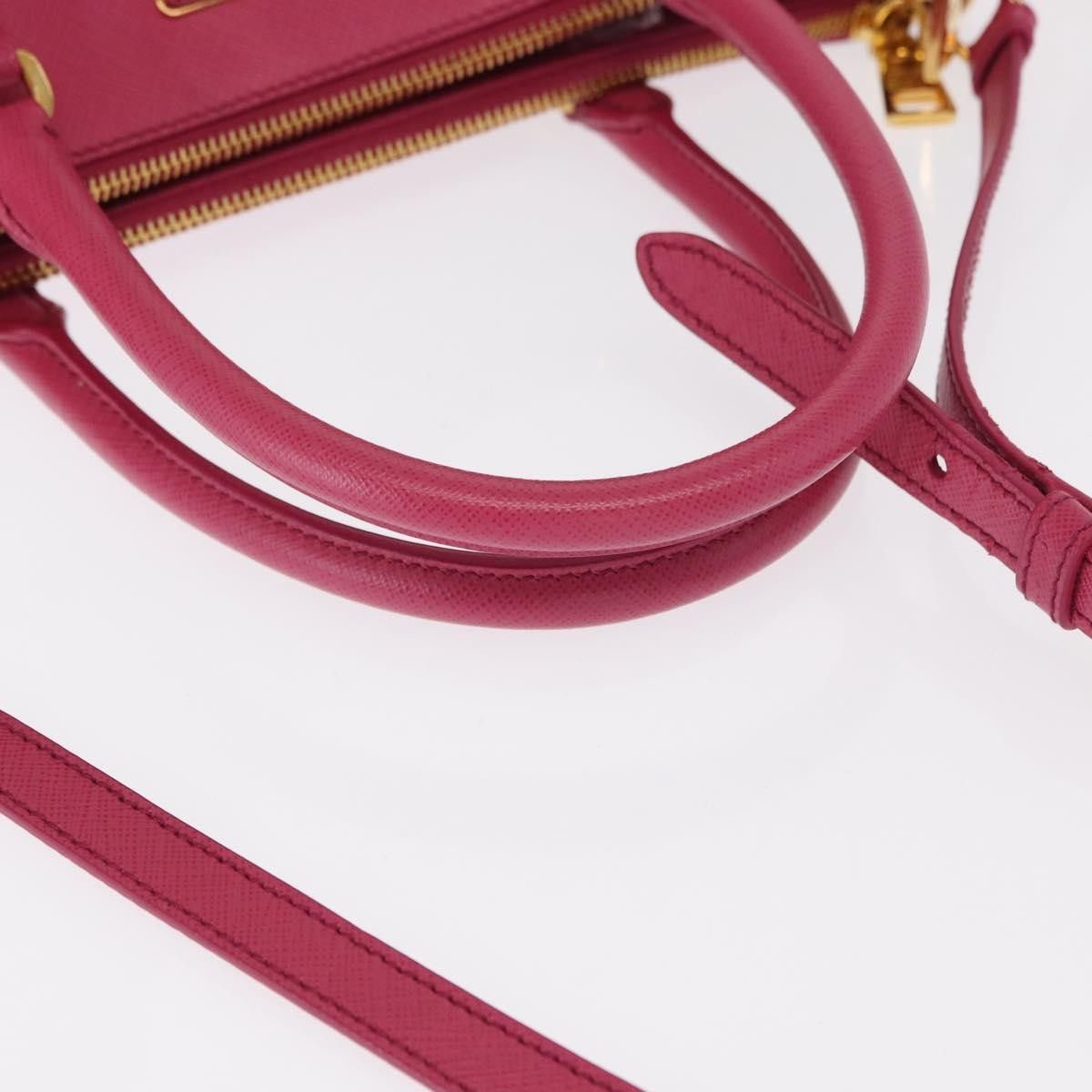 Prada Prada Double Zip Lux Tote Saffiano Leather Size ONE SIZE - 17 Thumbnail