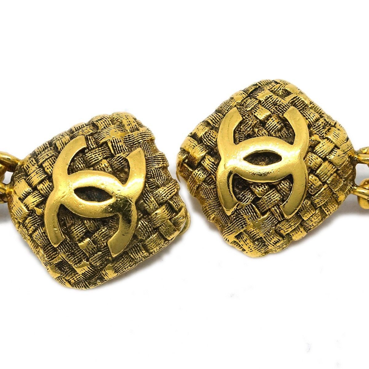 Chanel Chanel CC Dangle Earrings Metal Size ONE SIZE - 3 Thumbnail