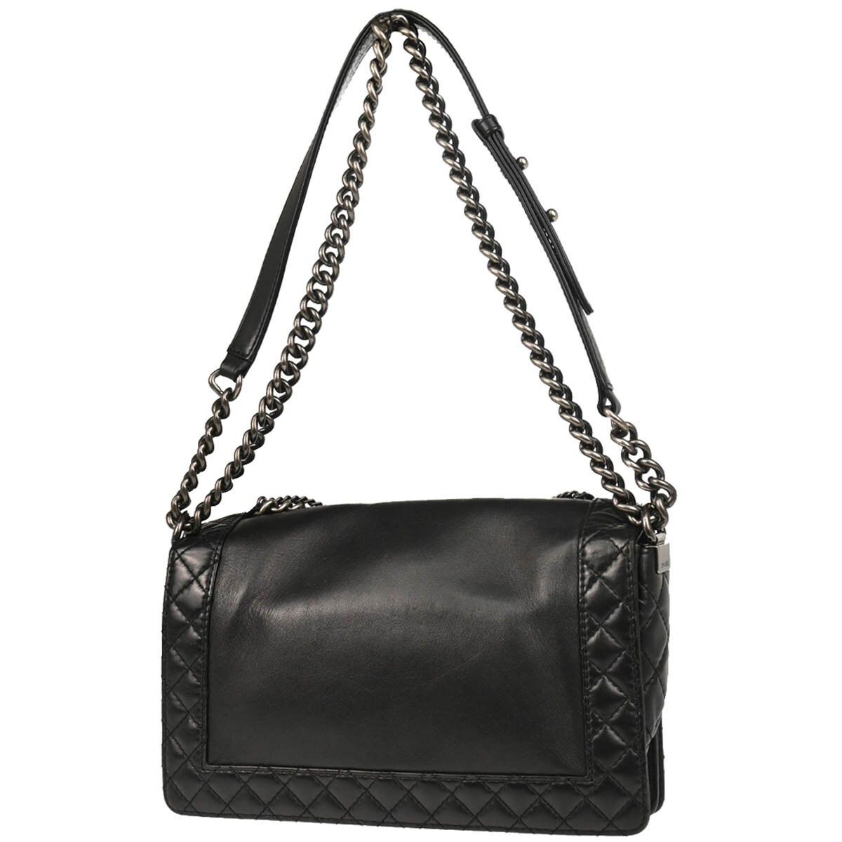 Chanel Chanel Boy Flap Bag Enchained Lambskin Size ONE SIZE - 2 Thumbnail