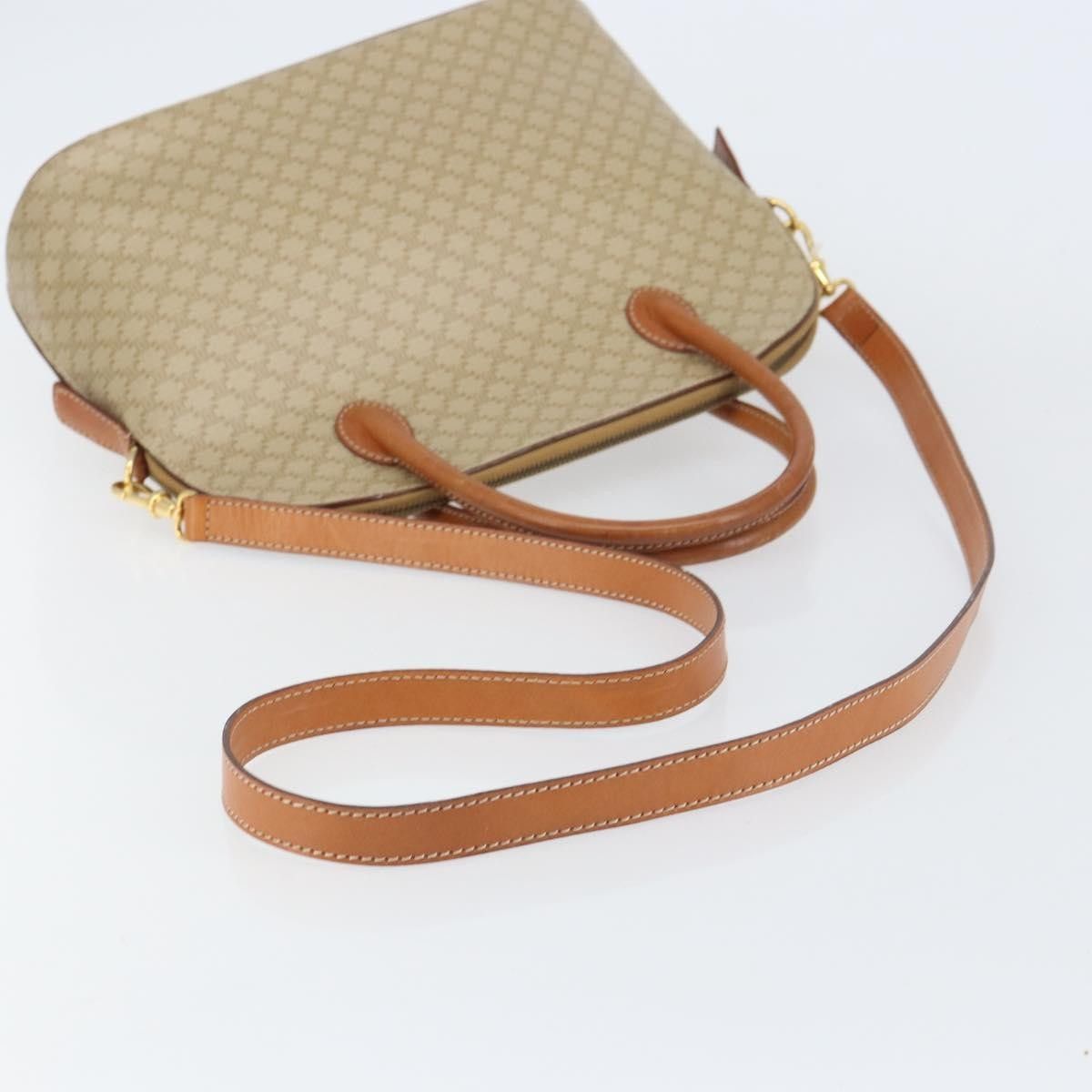 Celine Celine Vintage Macadam Handbag Canvas and Leather Size ONE SIZE - 8 Thumbnail