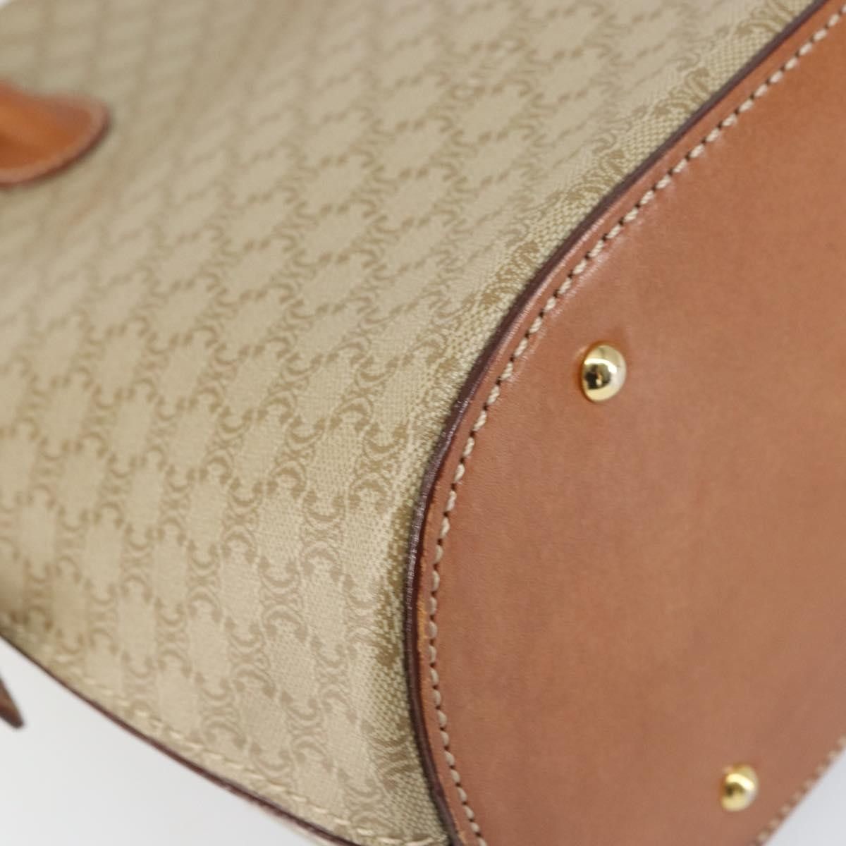 Celine Celine Vintage Macadam Handbag Canvas and Leather Size ONE SIZE - 11 Thumbnail