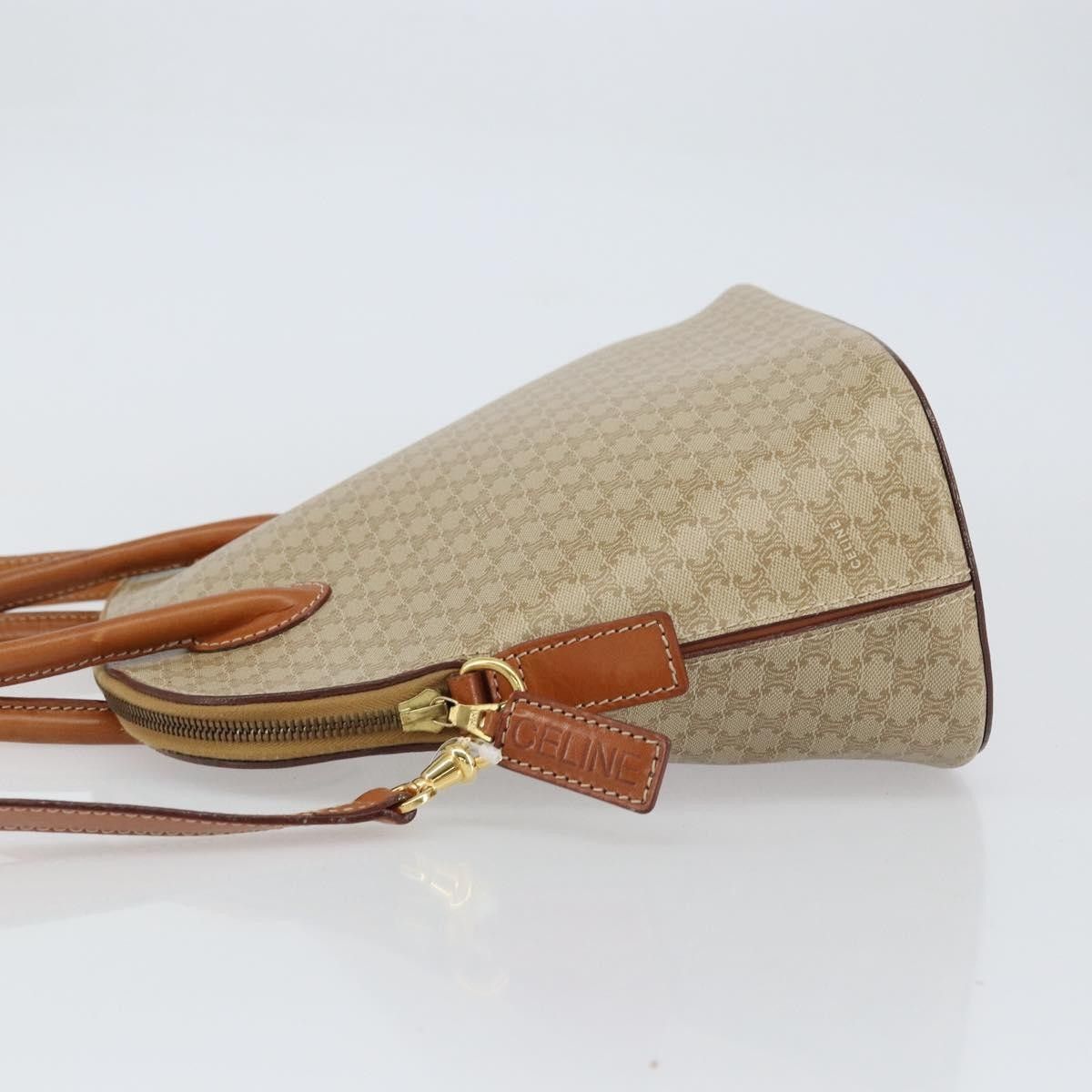 Celine Celine Vintage Macadam Handbag Canvas and Leather Size ONE SIZE - 4 Thumbnail