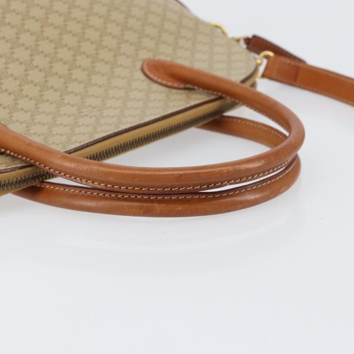 Celine Celine Vintage Macadam Handbag Canvas and Leather Size ONE SIZE - 20 Thumbnail