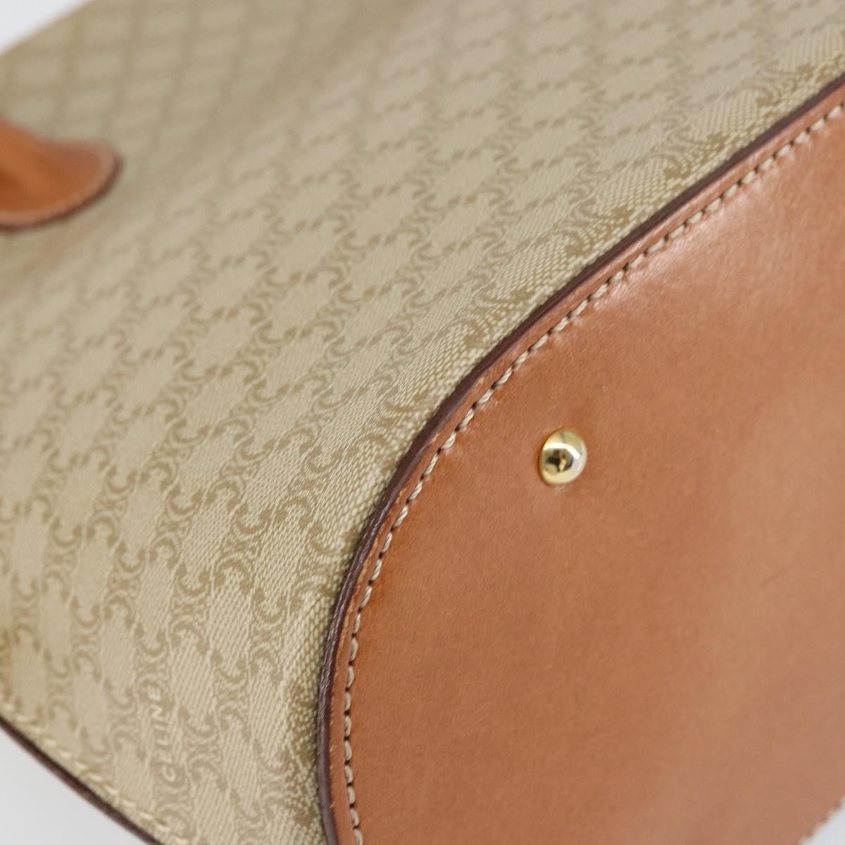 Celine Celine Vintage Macadam Handbag Canvas and Leather Size ONE SIZE - 9 Thumbnail