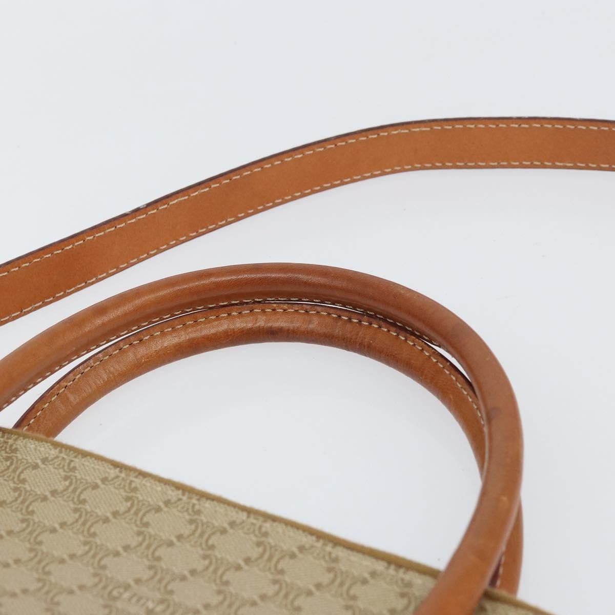 Celine Celine Vintage Macadam Handbag Canvas and Leather Size ONE SIZE - 18 Thumbnail