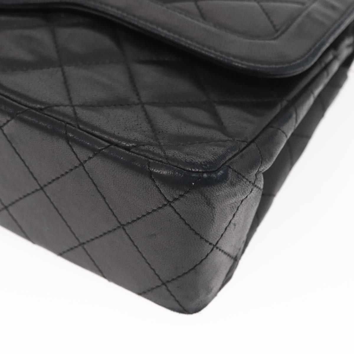 Chanel Chanel Vintage Two Tone CC Flap Bag Quilted Lambskin Size ONE SIZE - 11 Thumbnail