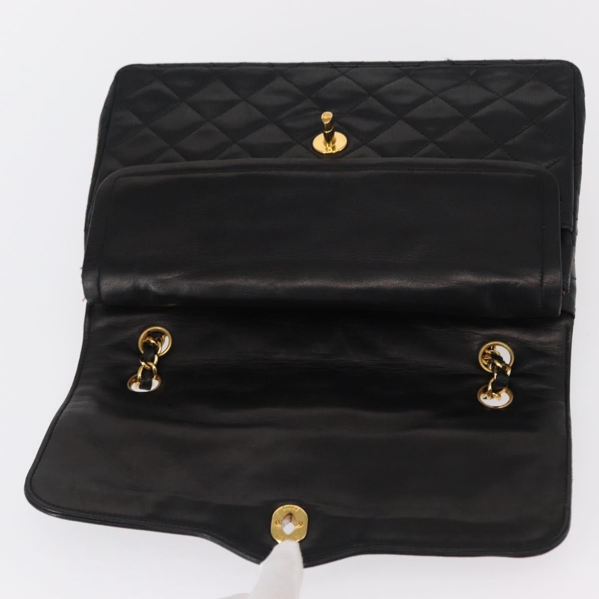 Chanel Chanel Vintage Two Tone CC Flap Bag Quilted Lambskin Size ONE SIZE - 12 Thumbnail