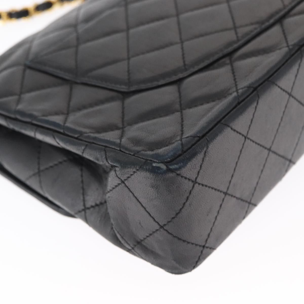 Chanel Chanel Vintage Two Tone CC Flap Bag Quilted Lambskin Size ONE SIZE - 9 Thumbnail