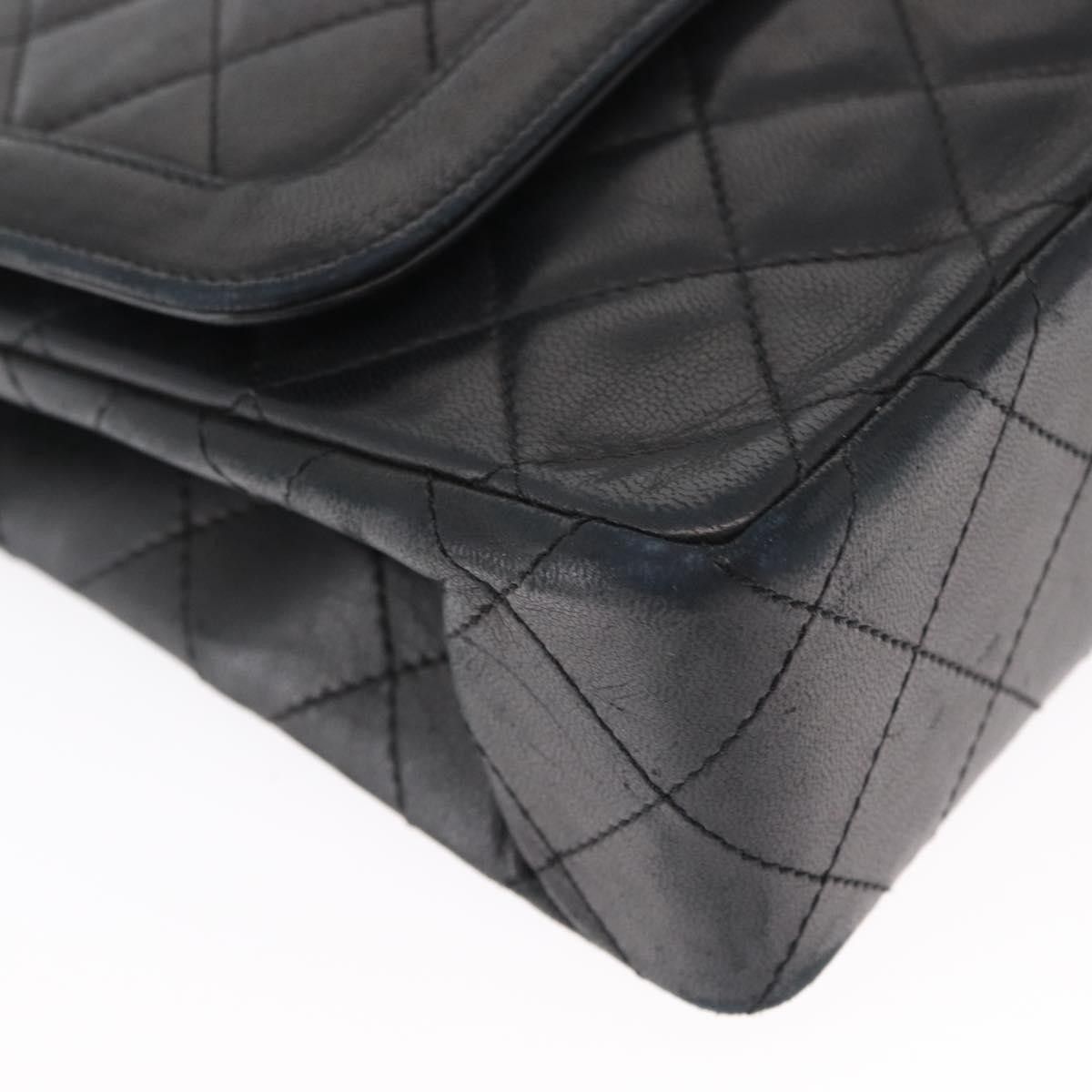 Chanel Chanel Vintage Two Tone CC Flap Bag Quilted Lambskin Size ONE SIZE - 8 Thumbnail