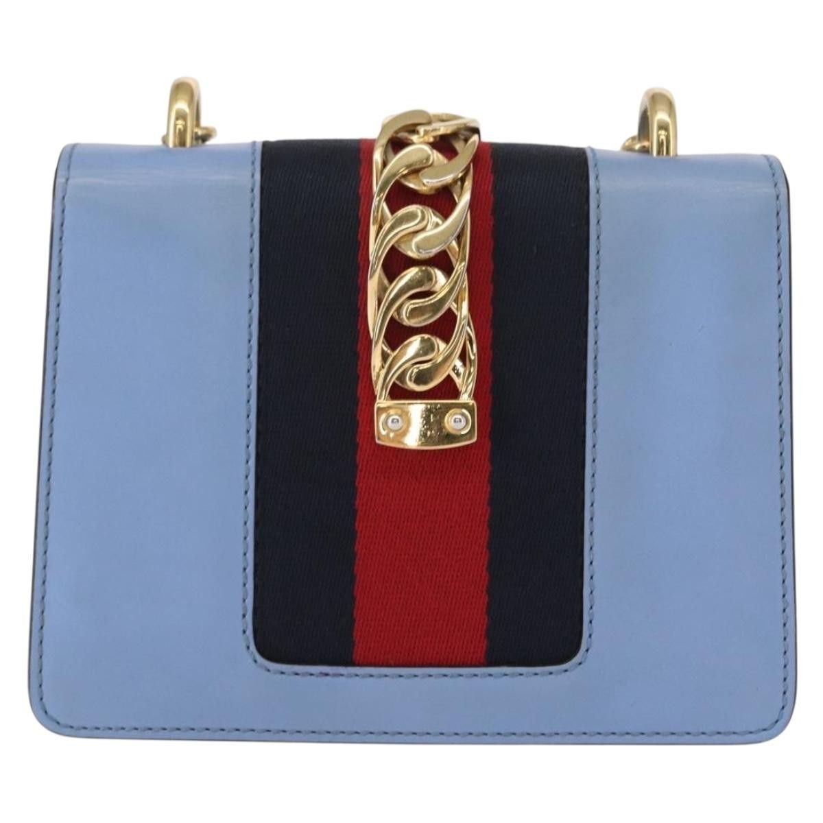 Gucci Gucci Sylvie Chain Shoulder Bag Leather Size ONE SIZE - 2 Thumbnail