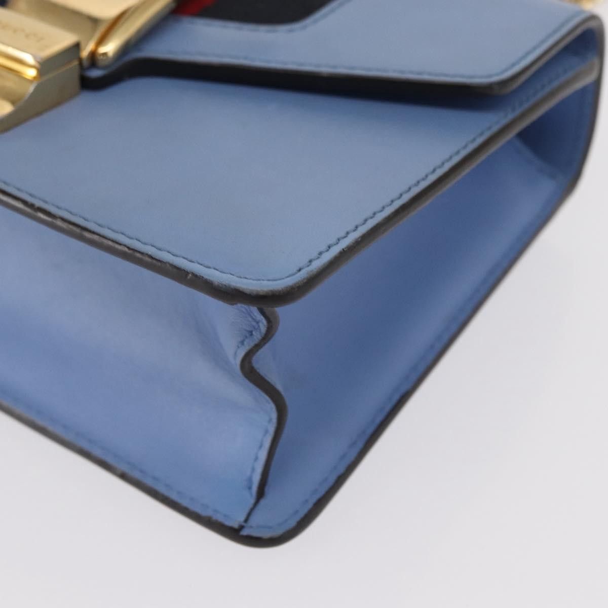 Gucci Gucci Sylvie Chain Shoulder Bag Leather Size ONE SIZE - 9 Thumbnail