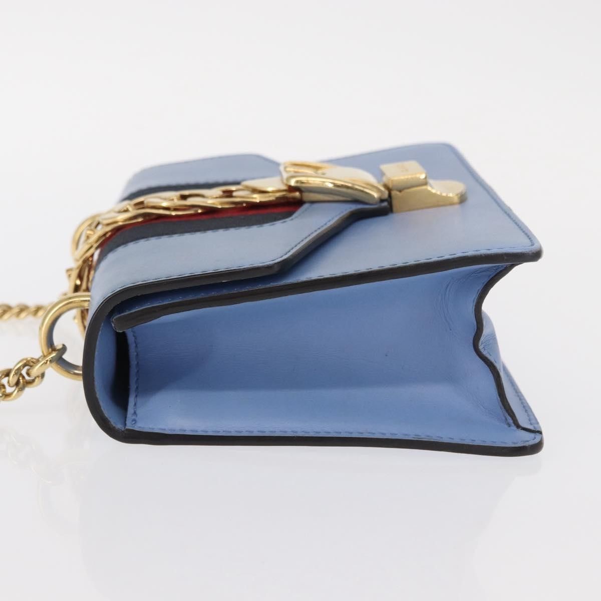 Gucci Gucci Sylvie Chain Shoulder Bag Leather Size ONE SIZE - 4 Thumbnail
