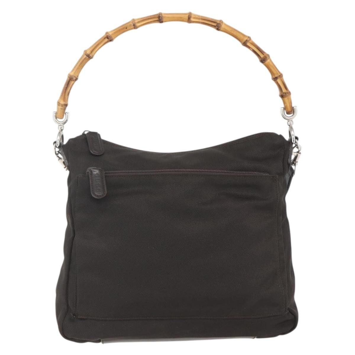 Gucci Gucci Vintage Handbag Nylon Size ONE SIZE - 17 Thumbnail