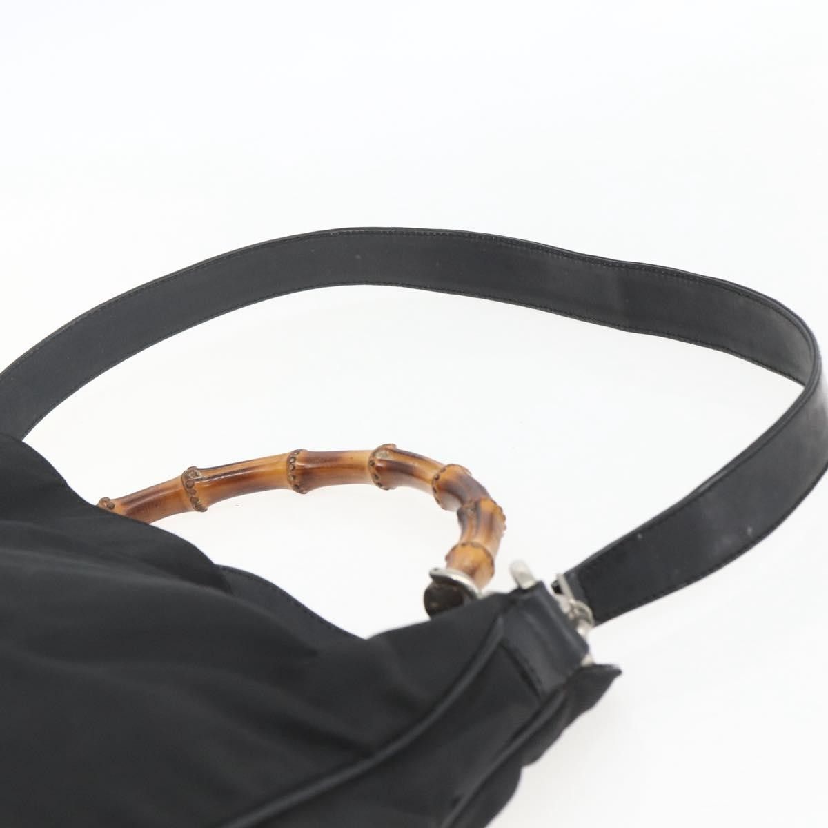 Gucci Gucci Vintage Bamboo Shoulder Bag Nylon Size ONE SIZE - 17 Thumbnail