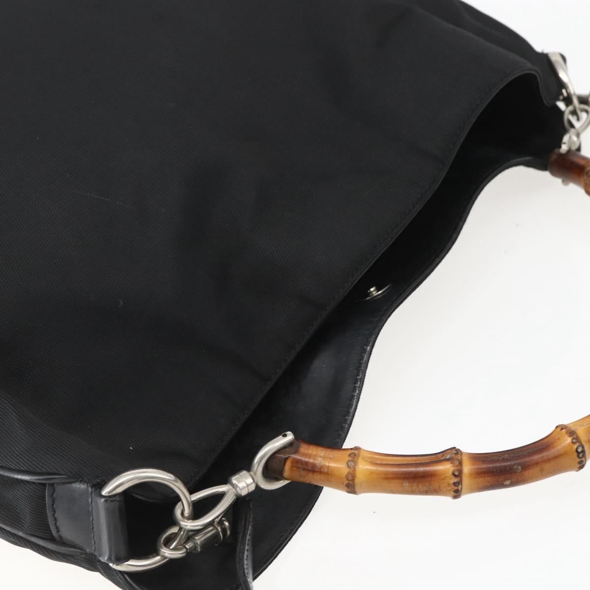 Gucci Gucci Vintage Bamboo Shoulder Bag Nylon Size ONE SIZE - 13 Thumbnail