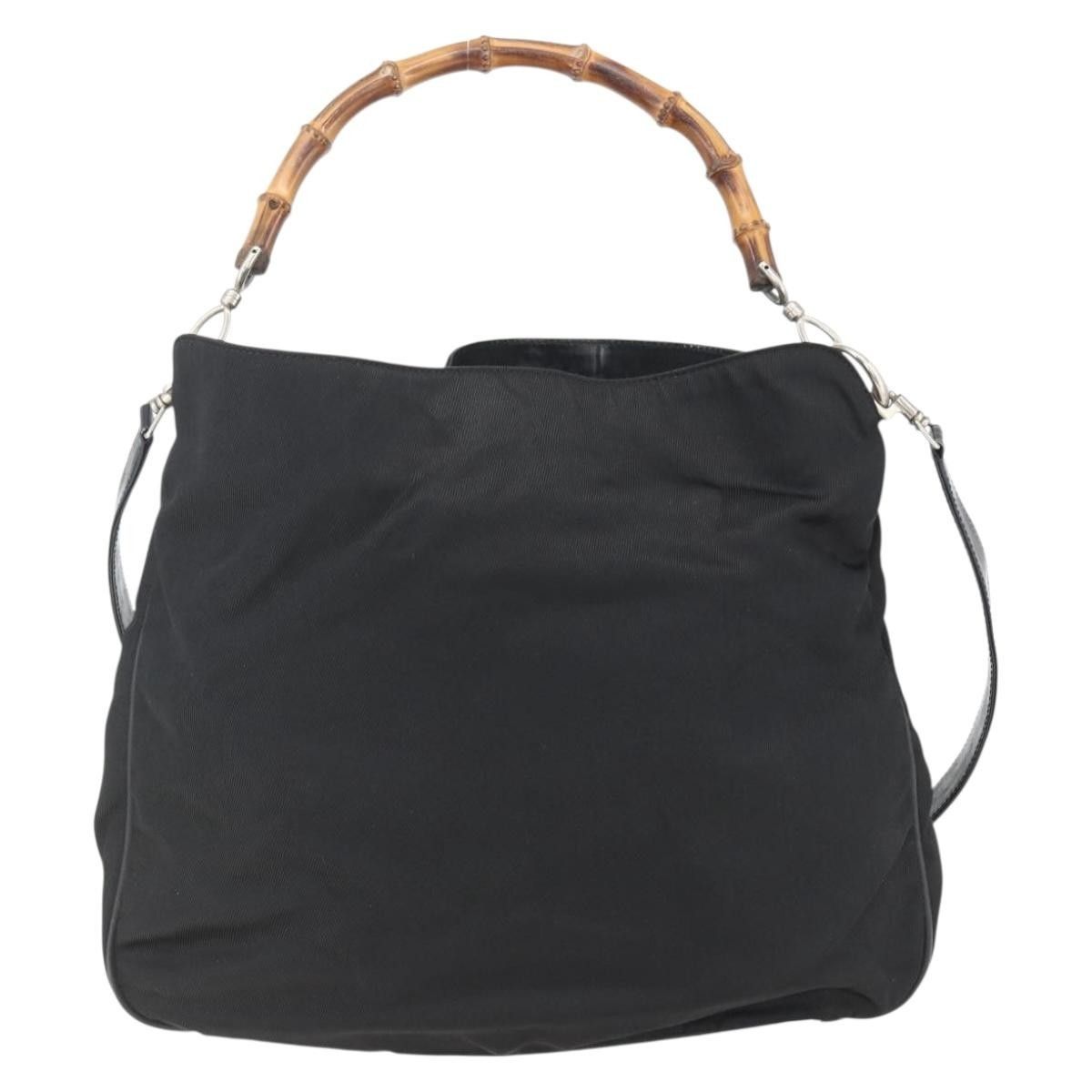 Gucci Gucci Vintage Bamboo Shoulder Bag Nylon Size ONE SIZE - 2 Thumbnail