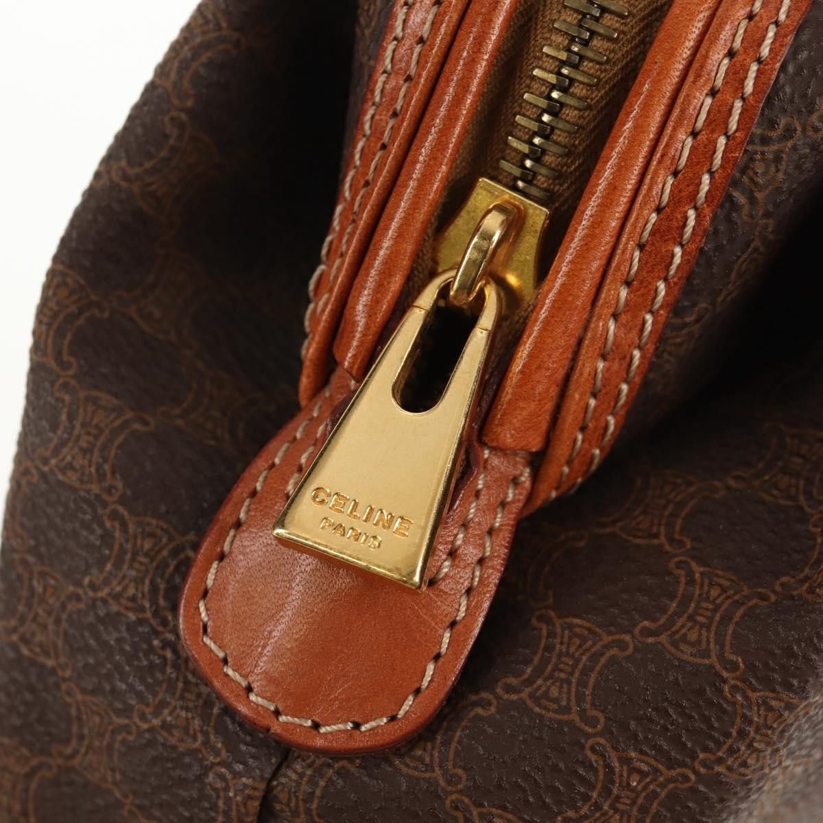 Celine Celine Macadam Pochette Canvas and Leather Size ONE SIZE - 14 Thumbnail