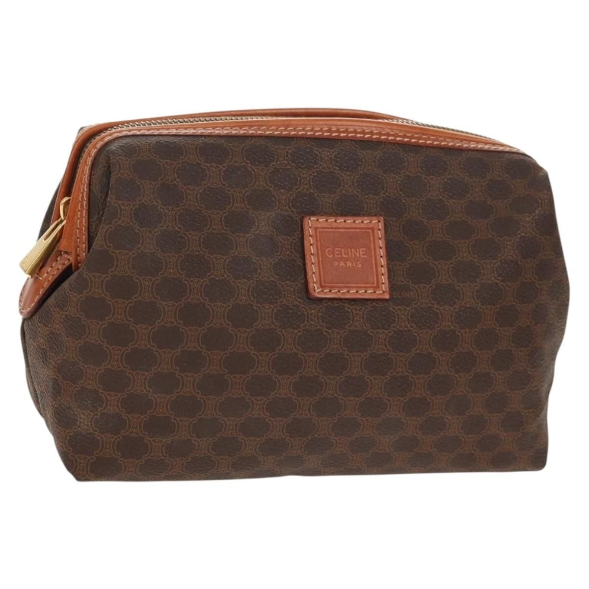 Celine Celine Macadam Pochette Canvas and Leather Size ONE SIZE - 19 Thumbnail