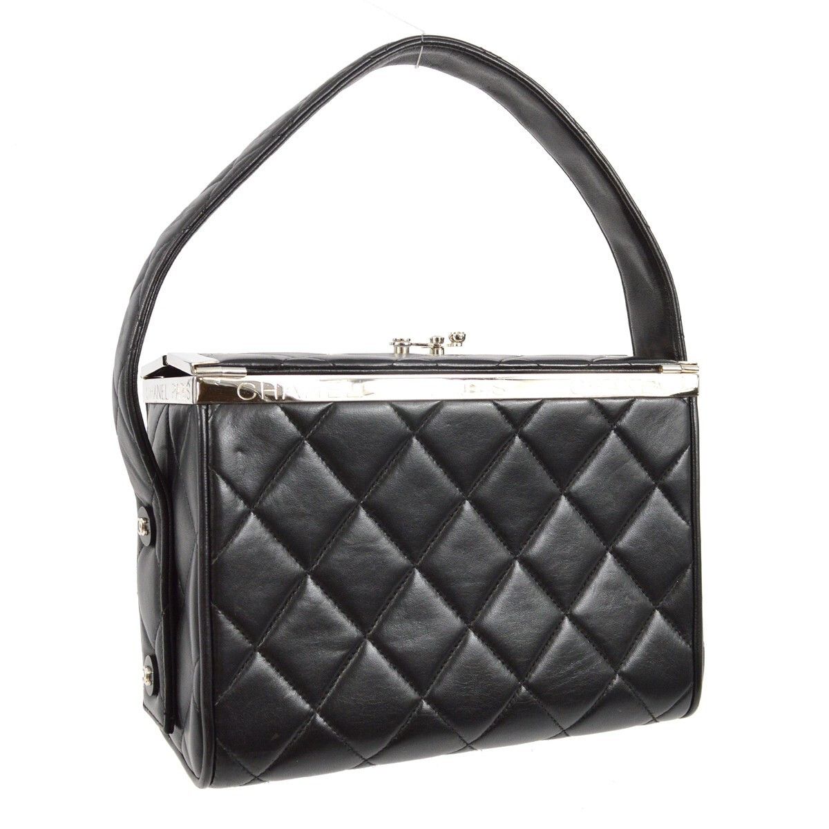 Chanel Chanel Vintage Metal Box Bag Quilted Lambskin Size ONE SIZE - 2 Thumbnail