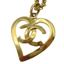 Chanel Chanel CC Heart Pendant Metal Size ONE SIZE - 2 Thumbnail