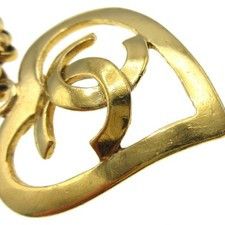 Chanel Chanel CC Heart Pendant Metal Size ONE SIZE - 8 Thumbnail