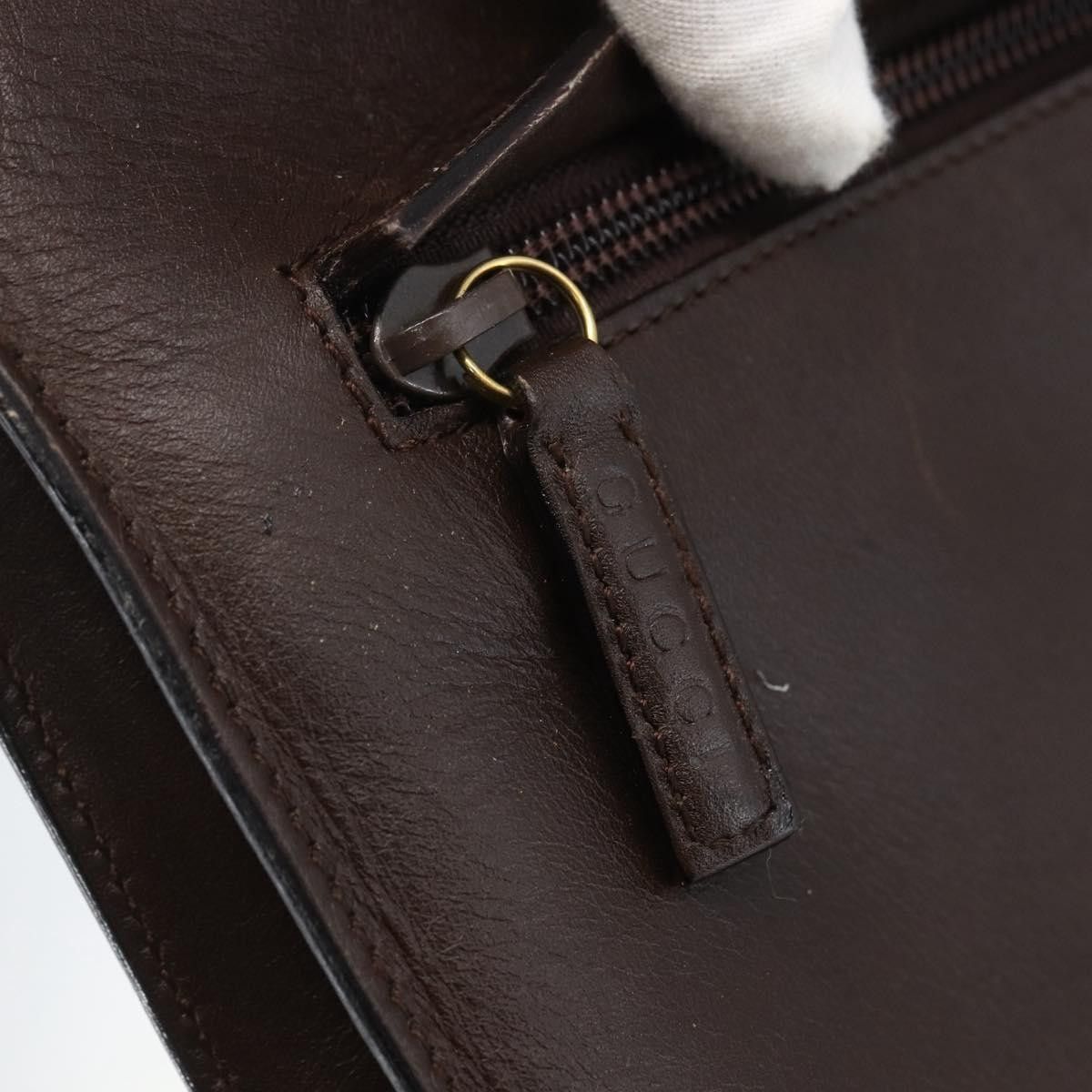Gucci Gucci Vintage Handbag Leather Size ONE SIZE - 23 Thumbnail